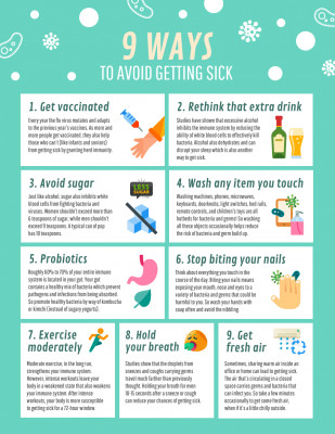 9 Ways to Avoid Getting Sick
