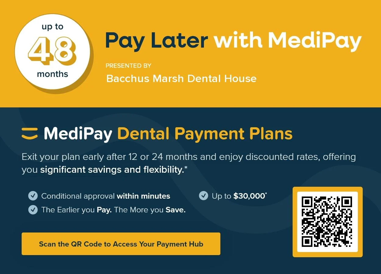 Pay Later with MediPay in Bacchus Marsh Dental House